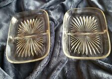 Vintage Mid Century Starburst Divided Relish Tray INSERTS ONLY Shelton Ware 2pc  picture