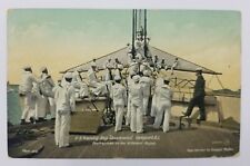 U.S.S.Constellation July 1911 Naval Ship Cancel Printed Lithograph Postcard A980 picture