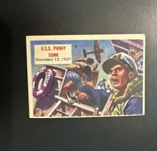 1954 Topps Scoop #105 U.S.S. Panay Sunk VG picture