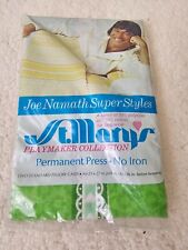 Vintage NOS St. Mary's Playmaker Collection Joe Namath Super Styles Pillowcases picture