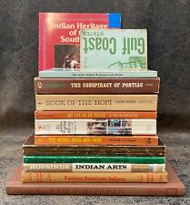 WOW 13 NATIVE AMERICAN BOOKS-INDIAN ARTS-PONTIAC-BOOK O' THE HOPI & MORE-LOT #Z picture