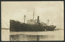 1919 RPPC Photo Postcard SS S.S. SAGADAHOC Crewmember-Sent After Decommissioning picture