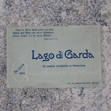 Vintage Lago di Garda Postcard Book Fold Out Souvenir Italy Landscapes picture