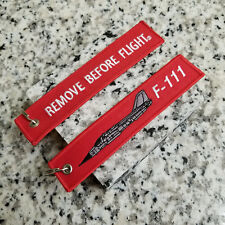 F-111 Aardvark Remove Before Flight ® Keychain, Tag, Streamer picture