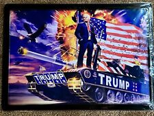 Trump Tank 8x12 Metal Wall Sign picture
