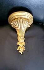 Large Antiqued Gold Wall Sconce picture