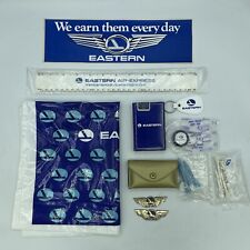 Eastern Airlines Vintage Mixed Lot 11 Memorabilia Cards Sewing Kit Keychains Bag picture
