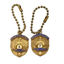 National Safety Council 6 & 7 Year Safe Driver Award Keychains picture