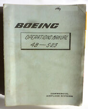 Vintage Boeing 727-134 Operations Manual Binder Commercial Airplane Division  picture