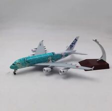 1/400 Scale Airplane Model - ANA Airbus A380 Blue Livery With Landing Gears picture