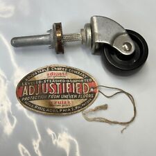 RARE 1960s Antique Advertising Sample Adjustified Nagel Chase Caster Wheel picture