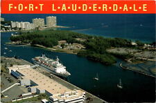 Fort Lauderdale, Port Everglades, sports enthusiasts, boaters Postcard picture