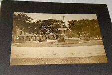 Rare Antique Philippines Water Fountain Landscape Manila Park Cabinet Photo picture