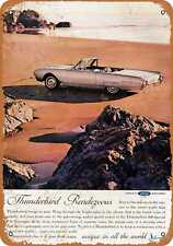 Metal Sign - 1962 Ford Thunderbird - Vintage Look Reproduction picture