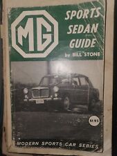 MG Sports Sedan Guide Book Manual Vintage Bill Stone Sports Car British picture