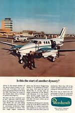 1968 BEECHCRAFT King Air B90 Airplane Aircraft ~ VINTAGE PRINT AD picture