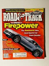 Road & Track July 2005 - Chrysler Firepower - Merces-Benz SLR McLaren - BMW M6 picture