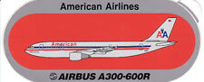 Official Airbus Industrie American Airlines A300-600R in Old Color Sticker picture