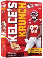 Travis Kelce’s Krunch Kansas City Chiefs Cereal Hy-Vee Sugar Frosted Flakes NFL picture