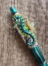 Custom beaded pens Luxury Inspired Seahorse Bling, Fancy, Gift pens Journal. picture