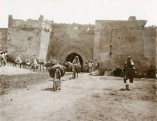 The Bab el Khamis the northern entrance to Morocco City 1897 OLD PHOTO picture