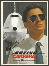 Advanced Flight Tech Eyewear - The BOEING Collection by Carrera - 1989 Print Ad picture