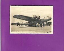 KLM Airlines Fokker F-XXII    real photo   postcard  picture