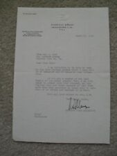 RARE Original 1950 Judge Raymond Alexander Signed Letter Early Civil Rights picture