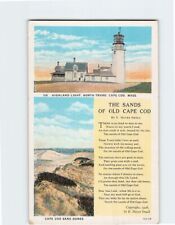Postcard Highland Light North Truro Cape Cod & Cape Cod Sand Dunes Massachusetts picture