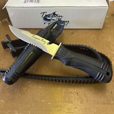 RARE/DISCONTINUED Valor Tarpon Bay Fixed Blade Dive Knife In  Box W/ Leg Straps picture