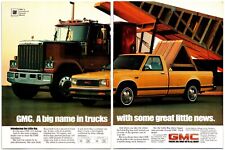 1989 GMC Trucks (S-15 / General Semi)  - Original 2 Page Print Advertisement picture