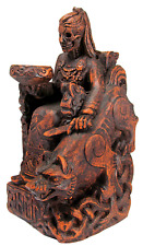 Seated Hel Statue Norse Goddess of Underworld - Viking Asatru Rune Dryad Design picture