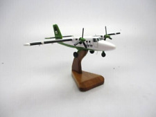 DHC-6 Twin Otter Pilgrim Airlines Airplane Desktop Dried Wood Model Small New picture