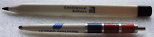 Vintage Collectible Airline Pens, Continental, United, Travel Agency picture