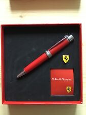 Vintage Ferrari Ballpoint Pen “rare” + extra Ferrari Emblem Lapel Pin by Artena picture