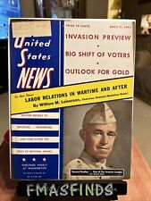 F1 1944 GENERAL BRADLEY ARMY April 7 US News Magazine  picture