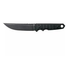 FoxKnives RYU tactical modified tanto shape fixed blade knife stone washed black picture