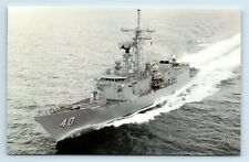 Postcard  USS Halyburton (FFG-40) Guided Missile Frigate X84 picture