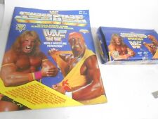 DIAMOND STICKER ALBUM BOOK WWF Superstars 1991 Full box stickers 50 pks Hogan picture