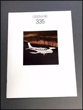 1980 Cessna 335 Prop Airplane Aircraft Vintage Sales Brochure Catalog picture