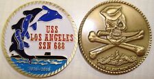 NAVY USS LOS ANGELES SSN-688 SUBMARINE CHALLENGE COIN picture