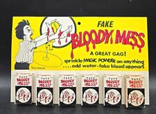 Vintage 1960s FRANCO Fake Bloody Mess PRANK  Old Store Display NOS RARE  picture