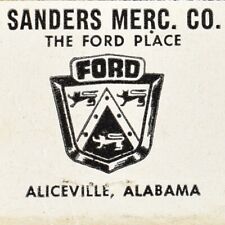 1960 Sanders Merc Company Ford Car Dealership Aliceville Pickens County Alabama picture