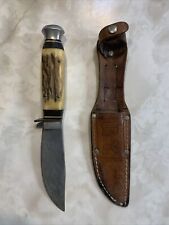 Vintage Anton Wingen JR Othello Fixed Blade Knife Blade Stag Germany VTG (read) picture