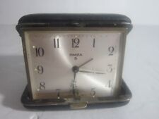 VINTAGE SWIZA 8 TRAVEL ALARM CLOCK SWISS MADE - WORKING picture