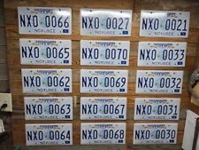 2018 Mississippi expired lot of (50) guitars Craft  License plates NOS picture