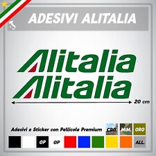 2 Adhesives Alitalia Logo Emblem Livery Air Sticker Italy Airplane picture