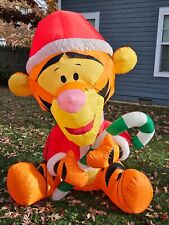 RARE 2011 PROTOTYPE DISNEY BABY TIGGER by Gemmy Airblown Inflatable Christmas 5' picture
