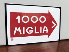 Mille Miglia 1000  Alfa Romeo Ferrari vintage metal sign Reproduction picture