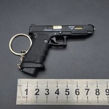 Alloy Mini Gun Models G34 Metal Keychain with Disassembly & with bullets picture